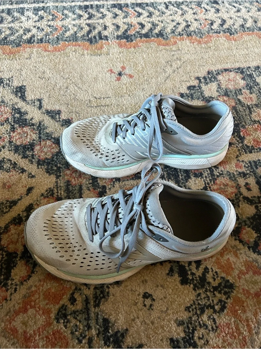 New Balance Womens 860 V10 W860P10 Gray Running Shoes Lace Up Low Top